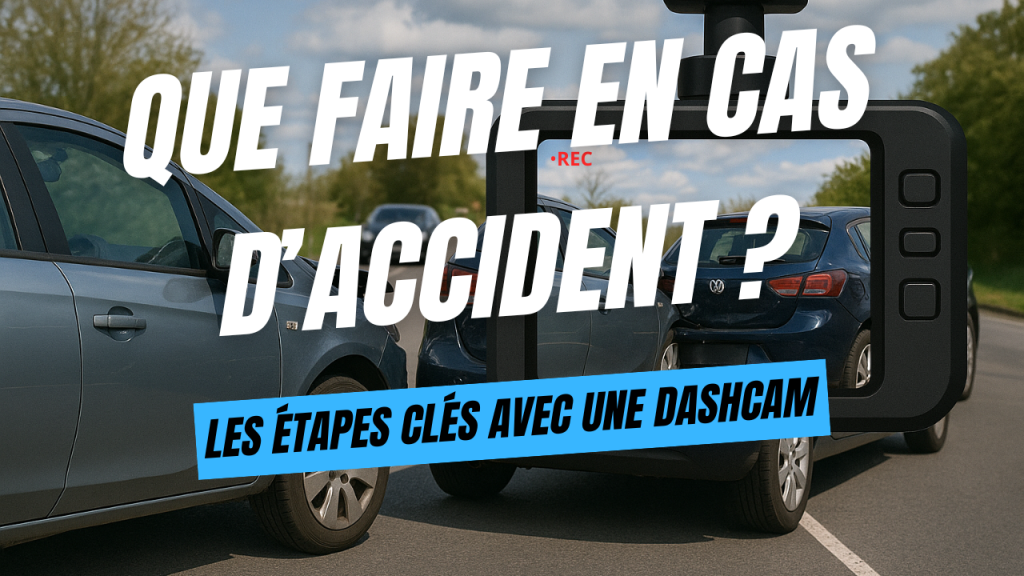 Miniature que faire en cas d'accident avec une dashcam